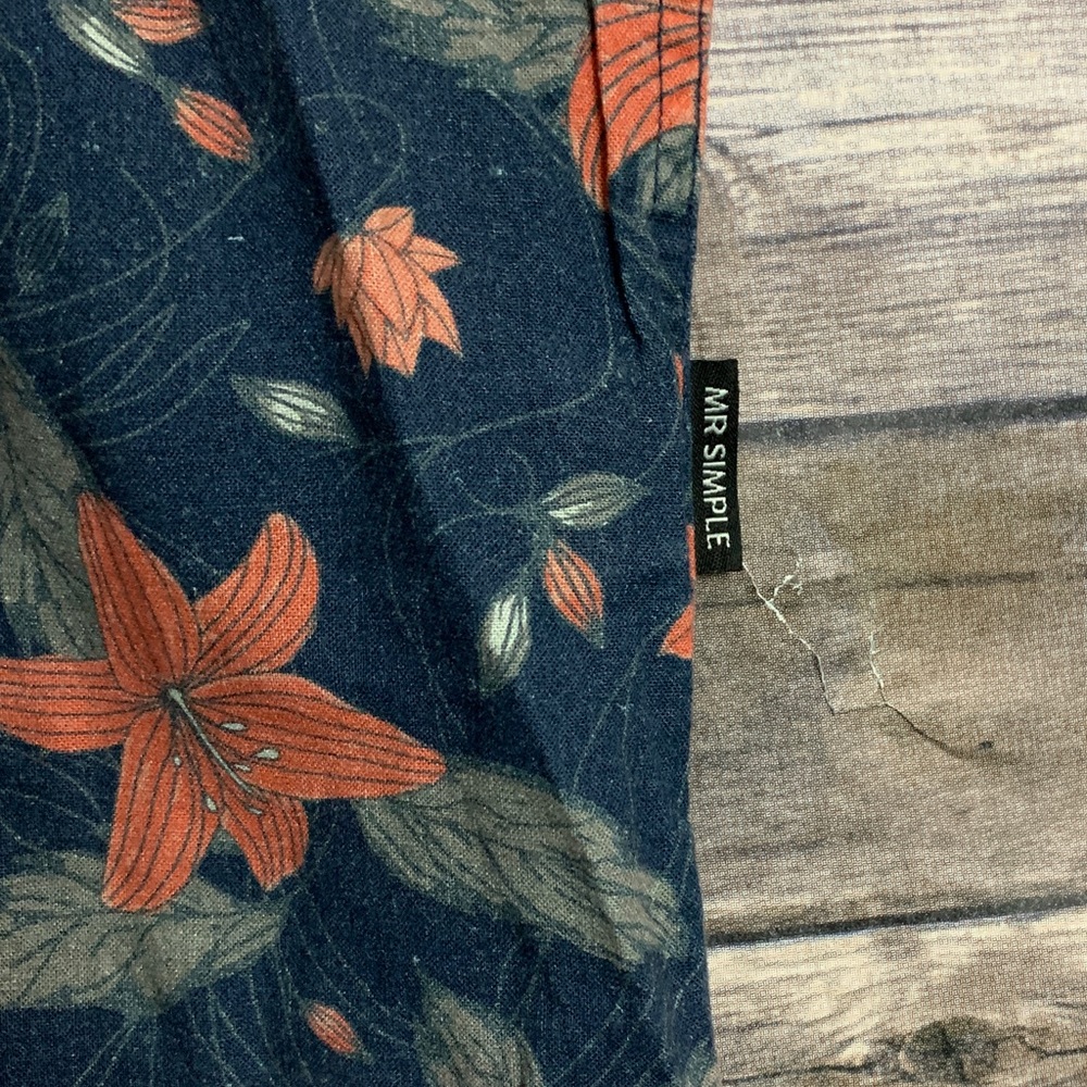 Mr Simple Printed Button Down Shirt - image 2